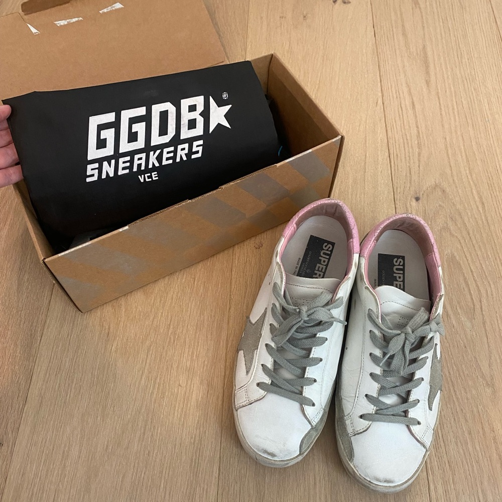 Golden Goose Superstar White & Pink - Picture 7 of 11